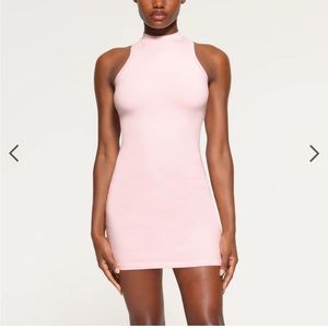 Skims Mock neck mini dress